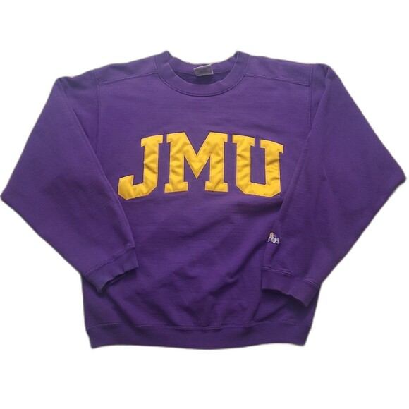 Vtg James Madison University Embroidered Crewneck Sweatshirt - Picture 1 of 11